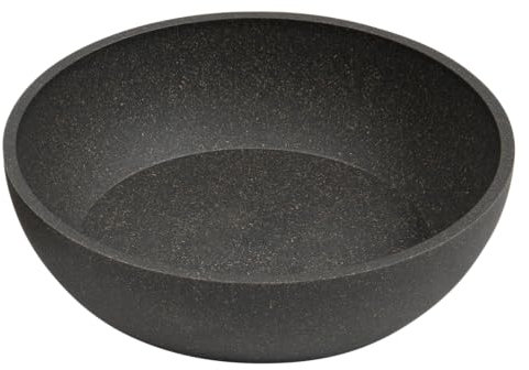 JACK AND VANILLA, Gamelle en Bambou Écologique Antidérapante 1450ml Ø21cm, Design Élégant Brun, Idéale pour Chien et Chat, Facile à Nettoyer, Durable et Pratique, Modèle Bon Appetit