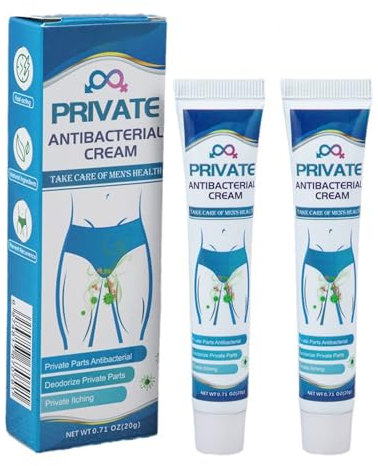 Dark Spot 2Pc Juckende Körpercreme,Anti-Juckreiz-Creme Für Den Intimbereich Für Männer,Topisch Gegen Juckreiz Anti-Juckreiz-Creme Für Herren,Haut- Und Privatbereich-Reinigungssalbe