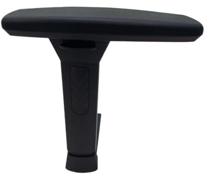 Oshhni Armlehne für Gaming Stuhl, 16 cm Höhe, Ersatzteile mit Polster Und Halterung, Schwarz