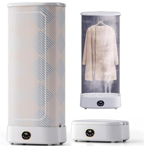 NXSLONE Steam Drying Machine,Steam Drying Machine, Portable Steam Drying Machine, Automatic Ironing Machine, Electric Clothes Dryer, 360° Hot Air Circulation/240Min Intelligent Timer
