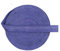 Spitzenbesatz, 2,5 m (3/8 Zoll), 10 mm, massiv, glänzend, nicht umklappbar, elastisches Spandex-Satinband, BH-Träger, Stirnband, Kleid, Nähen, Clematis-Blau, 10 m
