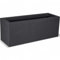 Jardinera Decorativa Grande para Interior y Exterior - Macetero Efecto Piedra de 80x30x30 cm, Ideal para Plantas Naturales y Orquídeas, Macetas Decorativas Modernas, 1 Unidad