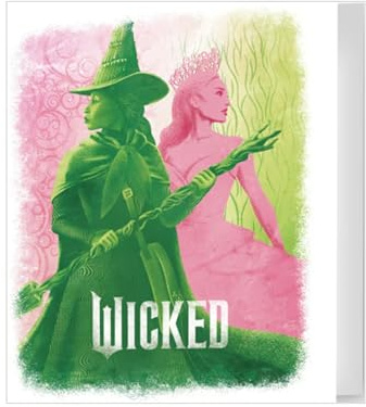 Danilo Promotions LTD Böse Geburtstagskarte Glinda & Elphaba, innen unbeschriftet
