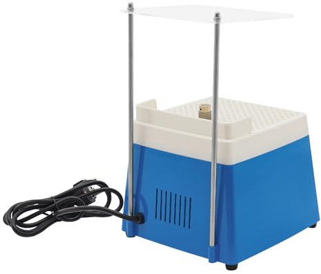 CHFUNE 65W Glasschleifmaschine 220V Mini Stained Elektrische Grinder 4200r Elektrische Glasschleifer, von harten Materialien wie Glas, Keramik, Jade und Stein (Blau)