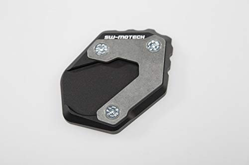 SW-MOTECH Seitenständerfuß-Verbreiterung, Schwarz/Silbern für BMW R1200GS LC Adv (14-)/ Rallye
