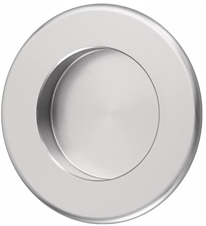 hermeta 4554-01E - Bisagra para puerta corredera (aluminio, 35 mm), color plateado