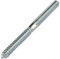 AERZETIX - Lot de 10 - Vis à double filetage - Goujon - patte à vis - métal/bois avec ou sans cheville - Ø10x120mm - en аcier zingué - couleur Argent - C44770