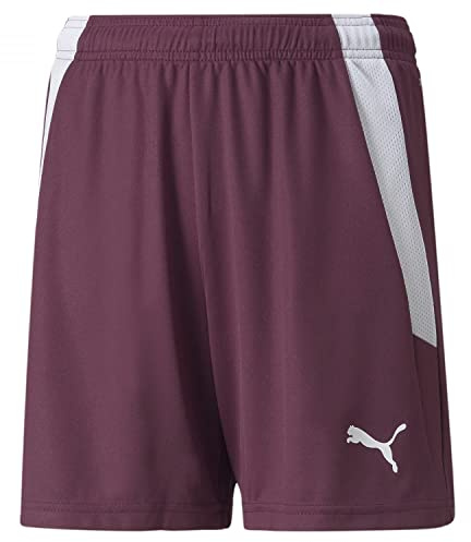PUMA Unisex Kinder Teamliga Jr Shorts, Traubenwein-puma Weiß, 116 EU