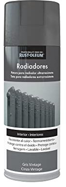 Rust-Oleum Esmalte Radiadores en spray Metalizado Gris Vintage 400 ml