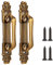 mumisuto Door Handle, 2Pcs/Set European Style Antique Zinc Alloy Door Pull Handle Cabinet Hardware Accessory Antique Cabinet Handles for Most Doors Cabinet Drawer Wardrobes