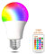 WANGPEI E27 RGB LED Farbige Glühbirne,15W Farbwechselnde Dimmbare Schraubenlampe mit IR-Fernbedienung,16 Farben-Stimmungslichter für Zuhause,Party,Bar,Bühneneffektlicht Usw.AC85-265V 1Stücke