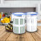 HANTURE Lot de 2 boîtes rangement pour cornichons avec passoire cuisine, pots séparés des aliments secs et humides en silicone cornichons, concombres, olives fruits, Transparent, 2PCS