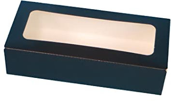 Pro DP 170 Sushiboxen Take Away Foodboxen für Sushi schwarz mit Sichtfenster 220x100x50mm einteilig - Inkl. VerpG in D