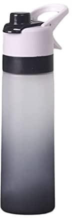 Ryakos Sport Bottle Water Bottles Summer Sports Water Bottle With Spray Function, Fashionable Gradient Color For Men/Women Drinking Bottles, 650ml/21oz Gym Water Bottle Sport Bottle With Straw