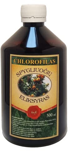 Gamtos lobynai Flüssiges Chlorophyll ''Nadelbäume Elixier'', Liquid chlorophyll ''Conifer elixir'', 500ml