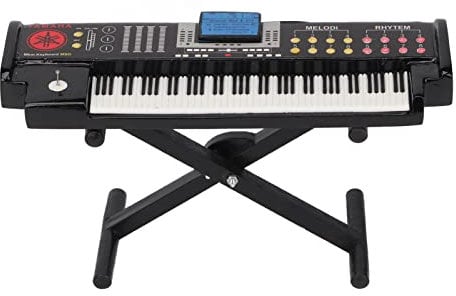 Elektronische Miniatur-Orgel Mini-Musikinstrument Elektronisches Orgel-Modell Dekoratives Puppenhaus-Instrumenten-Modell für Figurenskulptur-Ornament