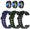 Simpeak 3PCS Bracelet Compatible pour HUAWEI Band 10/Band 9/Band 8 Bracelet de Remplacement en Silicone Bracelet de Sport Réglable, 5,5-8,7