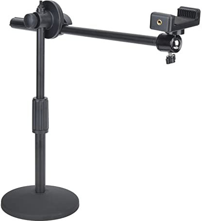 Supporto per Riprese da Scrivania supporto telefono tavolo per video Braccio Pieghevole con Rotazione Libera a 360° per Riprese Fotografiche Dall'alto Ad Angolo nan
