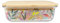 Portico Designs Ltd SAM2168 Brotdose, Glas, Holz, 640 ml, mehrfarbig