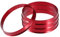 A ABSOPRO anellos centrici per Cerchi Auto OD 65.1mm a ID 63.4mm anellos centrici per Cerchi in Lega di Alluminio Rossi (Set di 4)