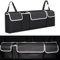 König Design Kofferraum Organizer Auto Kofferraumtasche Aufbewahrungsbox Auto Kofferraum Organizer aus Oxford-Stoff, Faltbar Praktischen Aufbewahrung, für SUV und Viele Fahrzeuge (Schwarz)