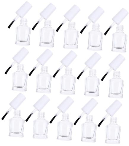 Ipetboom Unzerbrechliche Nagellackflaschen Aus Dickem Glas Tragbar Praktisch Für Unterwegs