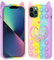 Asgens Pop Case for iPhone 13 Pro, Cute Cartoon Lucky Cat Quicksand Bling Stars Push Bubbles Shockproof Silicone Soft Phone Case for Apple iPhone 13 Pro 6.1 inch
