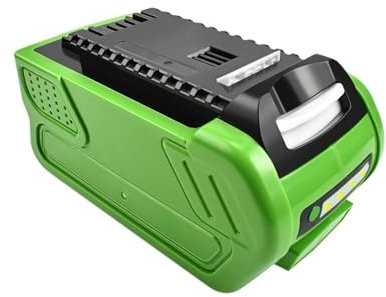 Batterie de Remplacement 40 V 6,0 Ah. Compatible avec GreenWorks G-Max 29252 20202 22262 25312 25322 20642 22272 27062 21242. Batteries d'outils