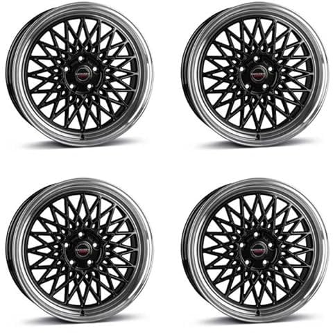 4x Borbet Felgen B 8.5x19 ET25 5x112 black rim polished kompatibel mit VW Arteon Passat Phaeton Sharan Tiguan