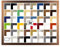 Multicolore Bilderrahmen Posterrahmen Puzzlerahmen 60x90 cm Kupfer Dekor 90x60 cm mit weisser Rückwand und klarem Acrylglas