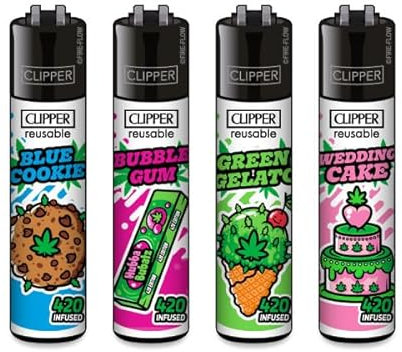 Clipper Feuerzeuge Sweeds 2 (4er Set)