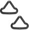 PRATYAHARA 2PCS Steam Mop Cover Multifunctional Triangle Fixed Cover Cloth for Steam Cleaner Mop X5 Spare Replacement Accessories