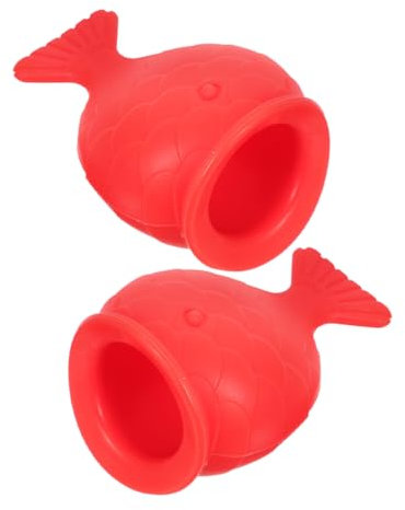 Healeved 2pcs Silicone Fish Shape Lip Plumper Reusable Lip for Bigger Safe and Plumping Tool for Occasions Convenient and Fashionable Design