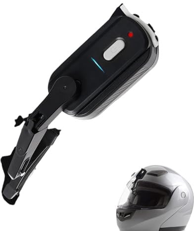 Motorcycle Helmet Wiper - IP5 Waterproof USB Safety Wiper | 600mAh USB Motorcycle Helmet Windshield Wiper | Rechargeable Motorcycle Helmet Wiper | Windshield Wiper for Safe Rain