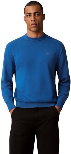 Calvin Klein Herren Pullover Cotton Relaxed mit Rundhalsausschnitt