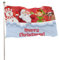 Weihnachtsgartenfahne, 90x150 cm Weihnachtself Flagge doppelseitig Winter-Flagge Weihnachtsdekoration Garten Urlaub Zuhause Party Hängedekoration