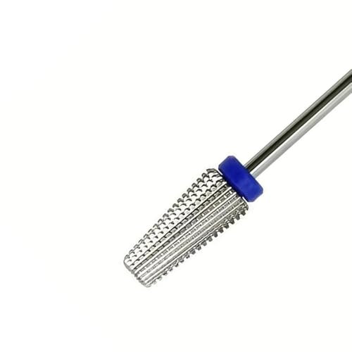 Broca profesional 5 en 1 de carburo para uñas, elimina geles acrílicos, pulido de uñas, superficie desigual de las uñas, vástago de 3/32 pulgadas, rotación bidireccional, manicura, pedicura,