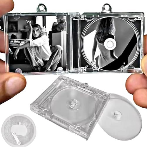 Mini Álbum CD NFC – Playlist Personalizada Fácil de Usar – Regalo Original y Exclusivo con Caja – Compatible con Spotify, Apple Music y Móviles
