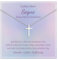 FLHEART Kreuz Kette Mädchen Kommunion Geschenke - Echt Silber 925 Halskette mit Kreuz Anhänger, Kreuzkette 925 Sterling Silber Tauf Firmung Geburt ErstKommunion Konfirmation Taufgeschenk für Mädchen