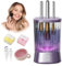 IUHFSIFS Upgrade Pinselreiniger Make Up【Für Perfekte Reinigung Make-Up-Pinsel】【9000RPM Ultra-Power Motor 4.0】Elektrisch Make Up Brush Cleaner, Nachtviolett