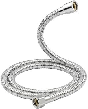 Manguera De Ducha Universal, 2m, Flexo de ducha, Manguera Acero Inoxidable, Plata (1.5 m)