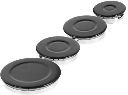 Lurrose Gas Stove Burner Crown Flame Cap Cover for Kitchen Stove Burner Electric Cooktop Replacement Kit Electric Concave Surface Flame Cap
