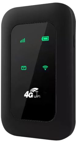 Hotspot WiFi 4G 5G, Router Mobile LTE per Schermata di Visualizzazione LED Ad Alta velocità da 300 Mbps, Router Portatile con Slot per Schede SIM, connettività del Dispositivo 10
