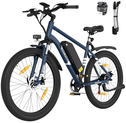 HITWAY Electric Bike for Adults, 27.5 inch E Mountain Bike, Electric Bicycle,Commute E-bike with 36V13Ah Removable Battery,Max Range 60-100km, 7 Speed Visit the Store