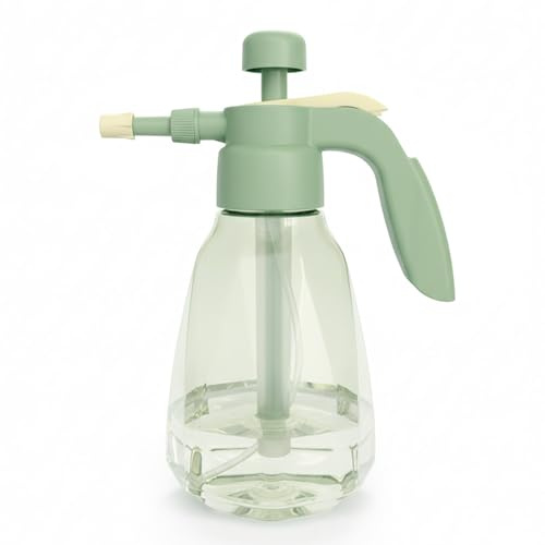 Pulverizador a Presión 1,5 L para Plantas y Jardín PP Pet Verde | Estructura Ligera, Menos Recargas, Humedece Hojas y Macetas, Color Verde, para Balcón Terraza e Invernadero