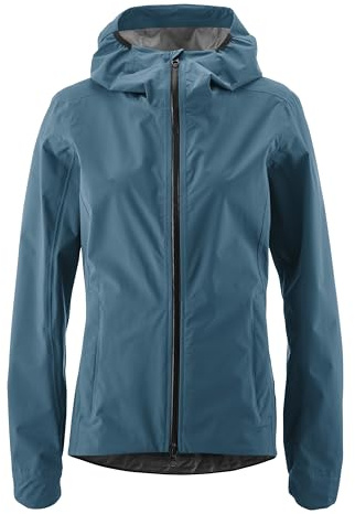 Gonso Save Jacket Trail W Damen Regenjacke, Wasserdichte Fahrradjacke | Winddicht, Leichte, atmungsaktive Outdoor Jacke, Perfekt für das ganze Jahr