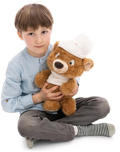NICI Kuscheltier Bär Capiccino 35cm - 63233 | Weiches Stofftier aus Plüsch zum Liebhaben, Knuddeln & Spielen, tolles Plüschtier Geschenk für Kinder & Erwachsene
