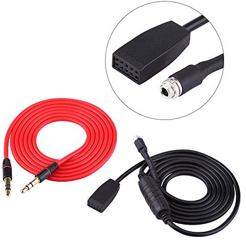 3,5-mm-Adapterkabel für die Auto-Stereoanlage für BMW von Qiilu