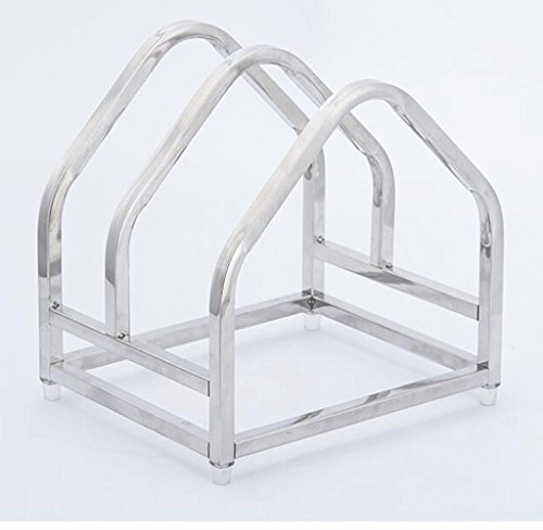 ZLR Modern Fashion Double épaisseur 304 Rack en acier inoxydable Couvercle de blocage Panneau de découpe Rack étagères de cuisine Large Double Mettre deux étagères de blocage