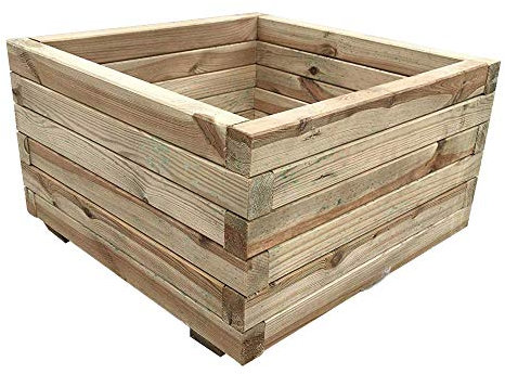 Simply Wood Tanalised Pressure Treated Square Planter – EXTRA LARGE